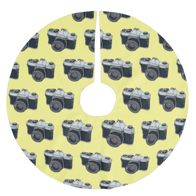 Jupon De Sapin En Polyester Brossé Illustration de la caméra (Devant)