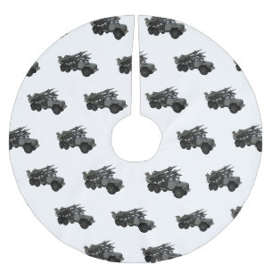 Jupon De Sapin En Polyester Brossé Illustration de la caricature d'un véhicule à miss