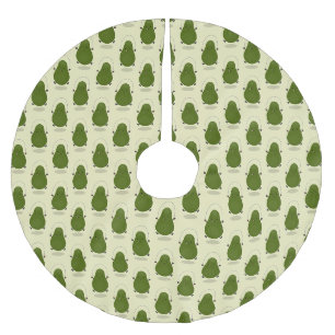 Jupon De Sapin En Polyester Brossé Illustration de la corde à sauter à l'avocat migno