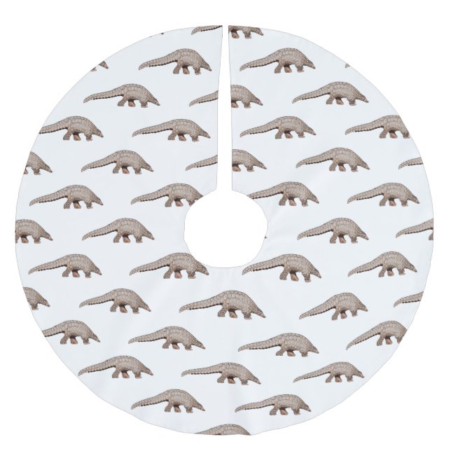 Jupon De Sapin En Polyester Brossé Illustration de Pangolin (Devant)
