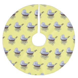 Jupon De Sapin En Polyester Brossé Illustration de poussette