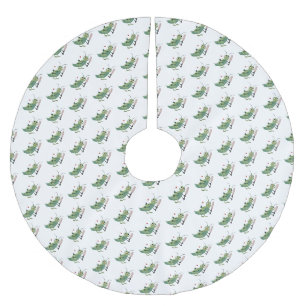 Jupon De Sapin En Polyester Brossé Illustration d'un insecte du cricket vert mou