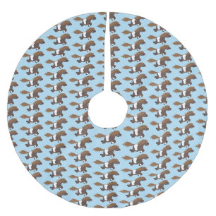 Jupon De Sapin En Polyester Brossé Illustration d'un poney de Shetland mignon