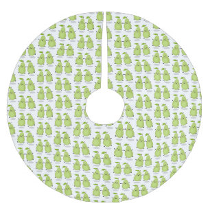 Jupon De Sapin En Polyester Brossé Illustration d'une paire de poires mignonne