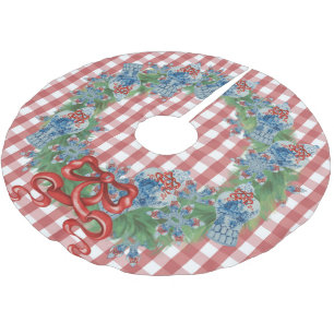 Jupon De Sapin En Polyester Brossé Jar 2021 de Noël au gingembre bleu