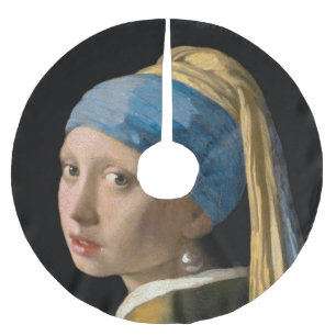 Jupon De Sapin En Polyester Brossé Johannes Vermeer - Fille avec une oreille perle