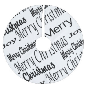 Jupon De Sapin En Polyester Brossé Joyeuse jupe d'arbre de Noël