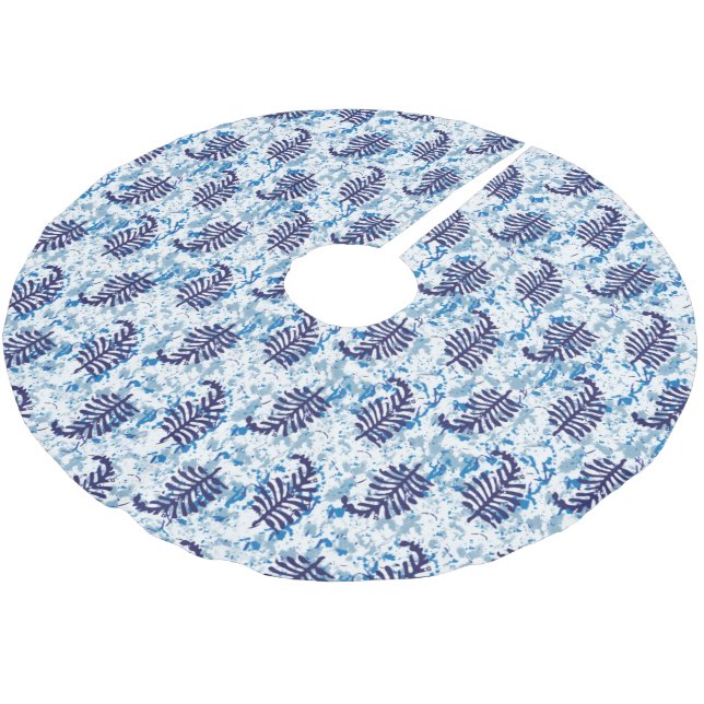 Jupon De Sapin En Polyester Brossé Jupe arborescente (Angle)