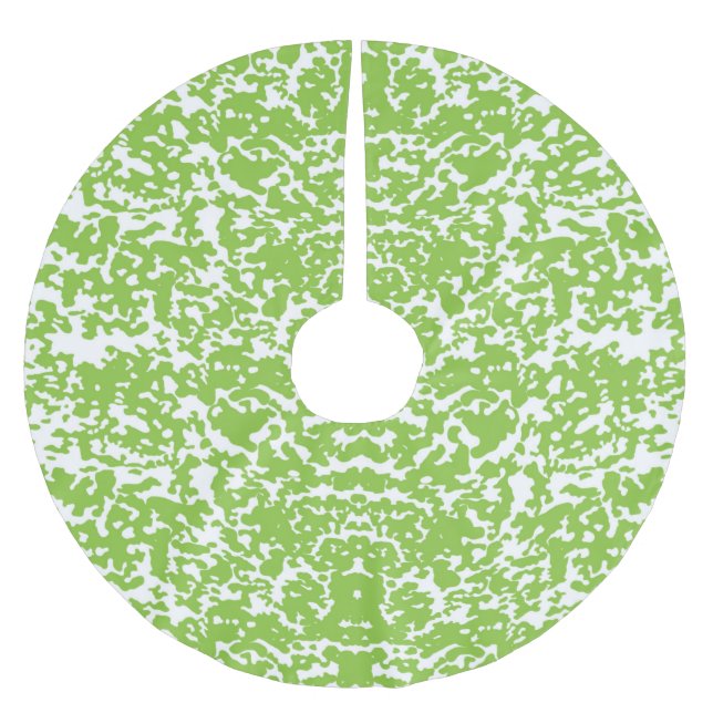 Jupon De Sapin En Polyester Brossé Jupe arborescente (Devant)