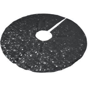 Jupon De Sapin En Polyester Brossé Jupe Bling en cristal Strass d'arbre