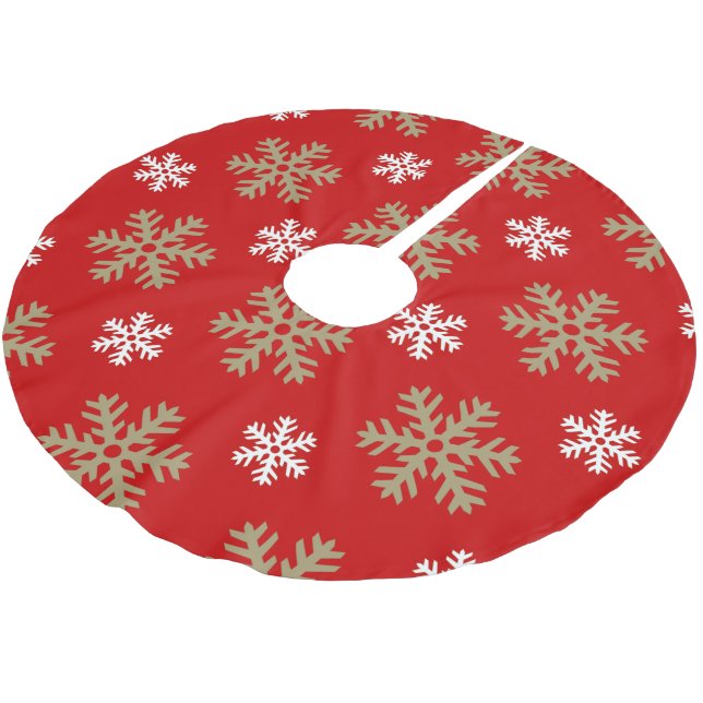 Jupon De Sapin En Polyester Brossé Jupe Blitzen Tree (Angle)