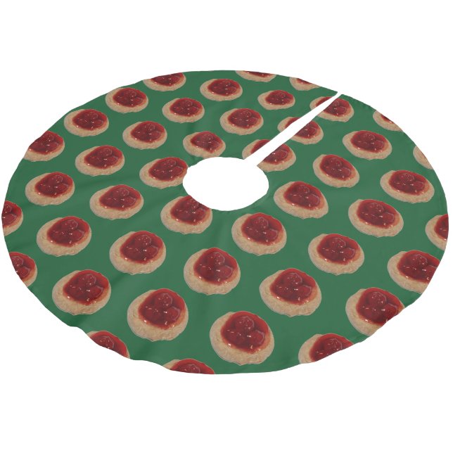 Jupon De Sapin En Polyester Brossé Jupe cerry Kolache (Angle)