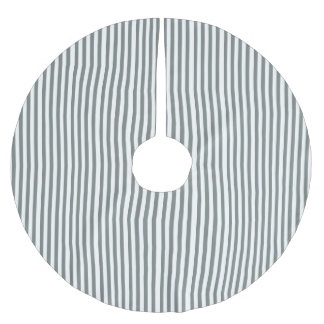 Jupon De Sapin En Polyester Brossé Jupe classique de Noël Green Stripe Tree