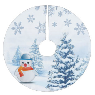 Jupon De Sapin En Polyester Brossé Jupe d'arbre de Noël