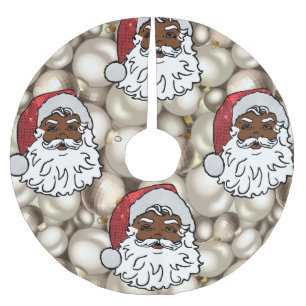 Jupon De Sapin En Polyester Brossé jupe d'arbre de noël de santa claus