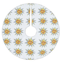 Jupe d'arbre de Noël suédoise Dala Horse