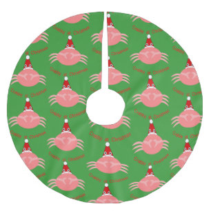Jupon De Sapin En Polyester Brossé Jupe de crabe de Noël