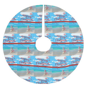 Jupon De Sapin En Polyester Brossé Jupe de Noël Père Noël