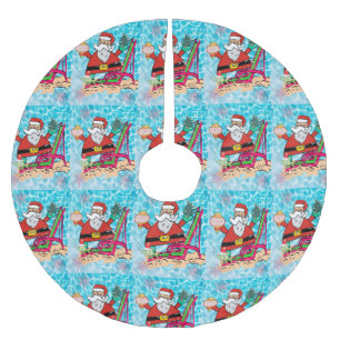 Jupon De Sapin En Polyester Brossé Jupe de Noël Père Noël