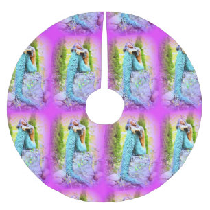 Jupon De Sapin En Polyester Brossé jupe de rêverie d'arbre de sirènes