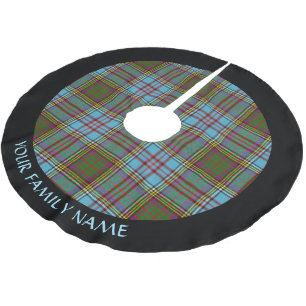 Jupon De Sapin En Polyester Brossé Jupe en polyester brossé Clan Anderson Tartan