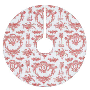 Jupon De Sapin En Polyester Brossé Jupe Marie Toile strawberry2 d'arbre