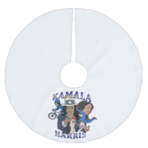 Jupon De Sapin En Polyester Brossé Kamala Harris Bootleg Rap