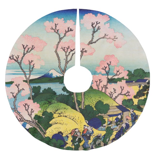 Jupon De Sapin En Polyester Brossé Katsushika Hokusai - Gotenyama, Tokaido, Shinagawa (Devant)