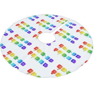 Jupon De Sapin En Polyester Brossé La typographie queer pop de SlipperyJoe dérape