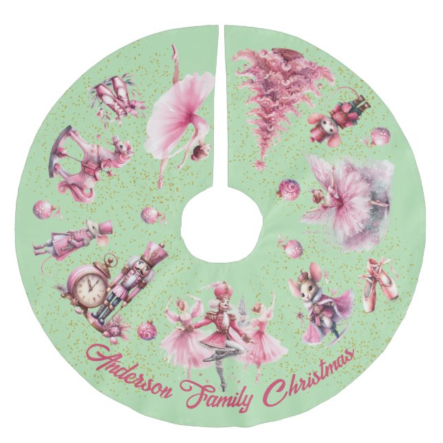 Jupon De Sapin En Polyester Brossé Le ballet des cétacés (Devant)