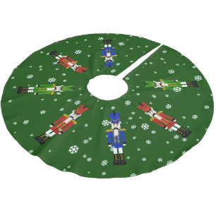 Jupon De Sapin En Polyester Brossé Le casse-noix