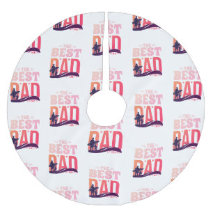 Jupon De Sapin En Polyester Brossé Le Meilleur Papa du Monde