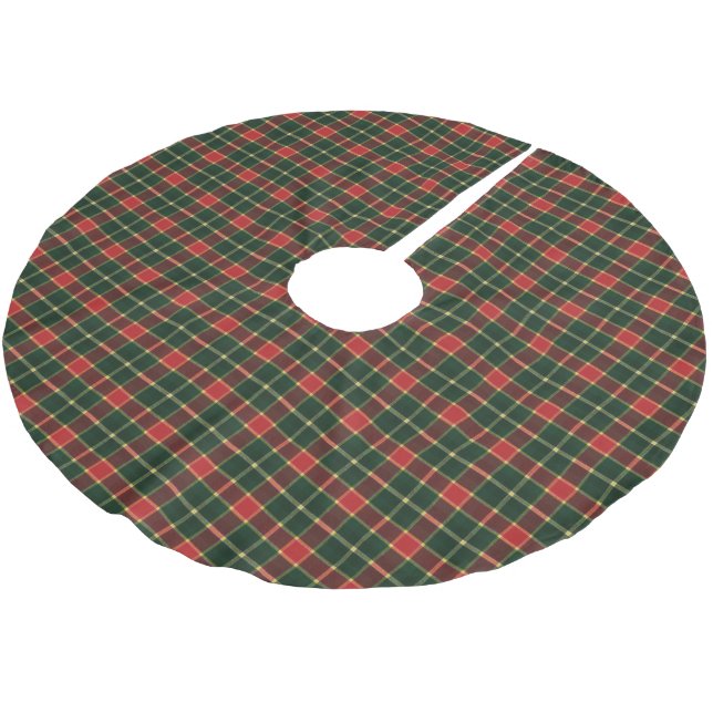 Jupon De Sapin En Polyester Brossé MacLachlan Old Modern Scottish Tartan (Angle)