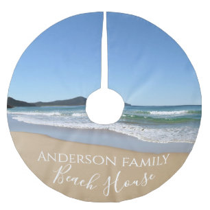 Jupon De Sapin En Polyester Brossé Maison de plage