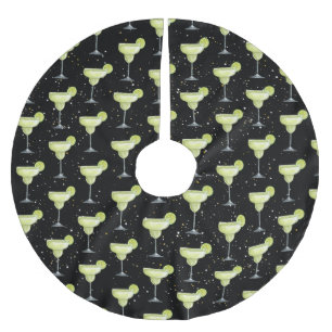 Jupon De Sapin En Polyester Brossé Margarita Cocktail Motif