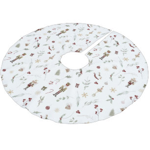 Jupon De Sapin En Polyester Brossé Moderne Elegant Nutcracker Ballet Noël