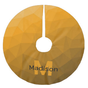 Jupon De Sapin En Polyester Brossé Monogramme à motif de maille géométrique ombré fon