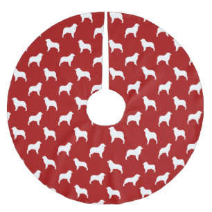 Jupon De Sapin En Polyester Brossé Motif australien de silhouettes de berger