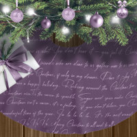 Motif de typographie de Noël violet #36 ID1009