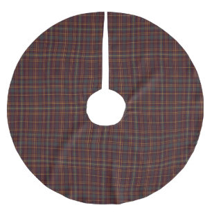 Jupon De Sapin En Polyester Brossé Motif Écossais Classique