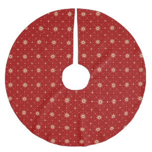Jupon De Sapin En Polyester Brossé Motif étoile vintage