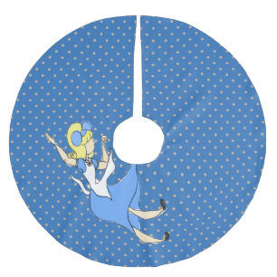 Jupon De Sapin En Polyester Brossé Motif peu précis en baisse d'Alice du pays des