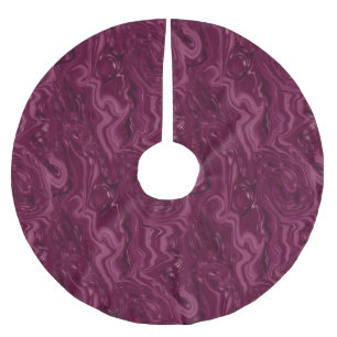 Jupon De Sapin En Polyester Brossé Motif Vin de Mûre