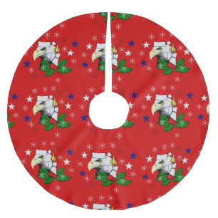 Jupon De Sapin En Polyester Brossé Noël Eagle