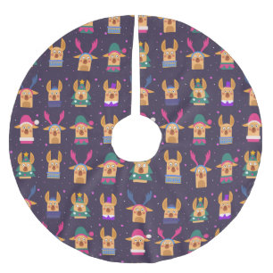 Jupon De Sapin En Polyester Brossé Noël sympa/drôle