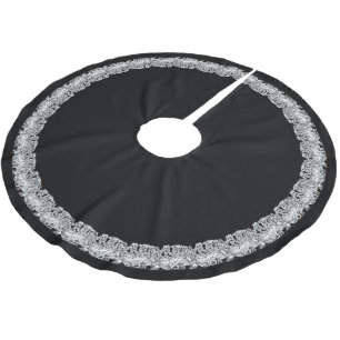 Jupon De Sapin En Polyester Brossé Noir macabre de Danse