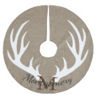 Nom de famille rustique de toile de jute de Faux