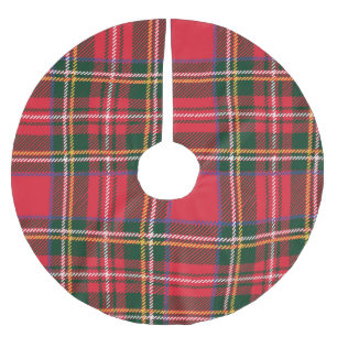 Jupon De Sapin En Polyester Brossé Papier peint Tartan traditionnel