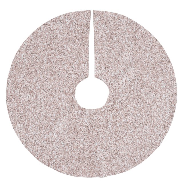 Jupon De Sapin En Polyester Brossé Parties scintillant rose brillante        (Devant)