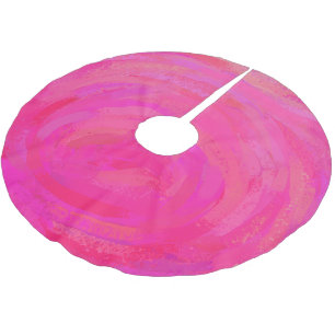 Jupon De Sapin En Polyester Brossé Passion rose